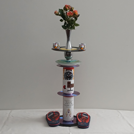 Pop art candle
