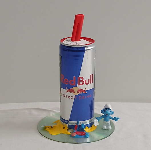 Pop art pen holder