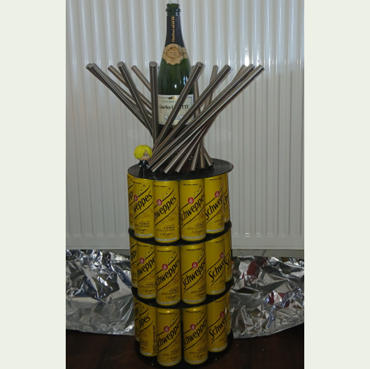 Pop art candle