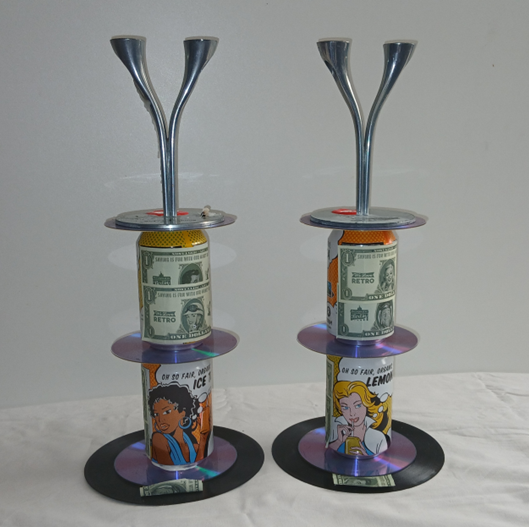 Pop art candles