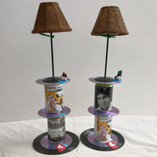 Pop art candles